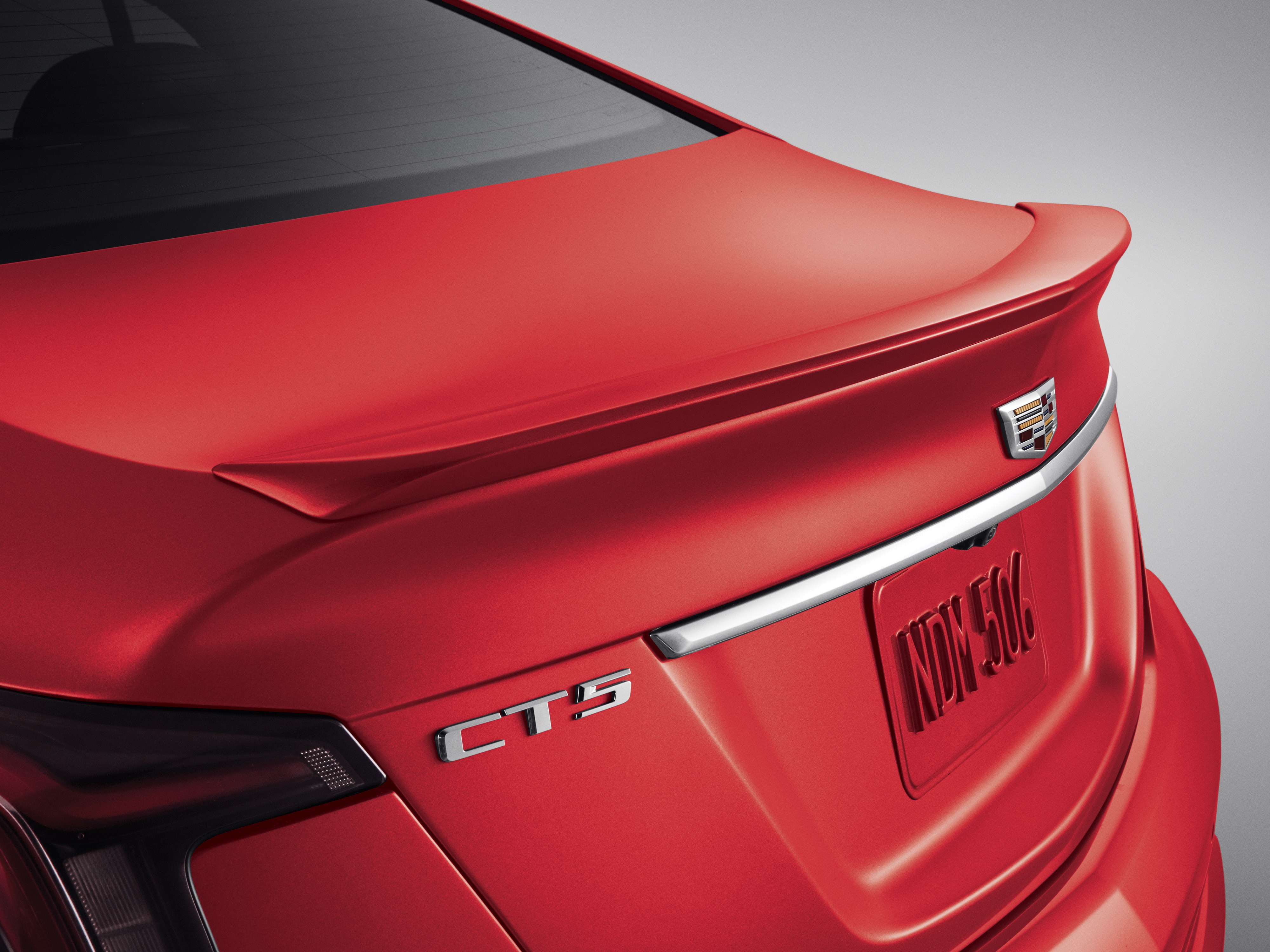 Flush-Mounted Spoiler Kit in Red Obsession Tintcoat