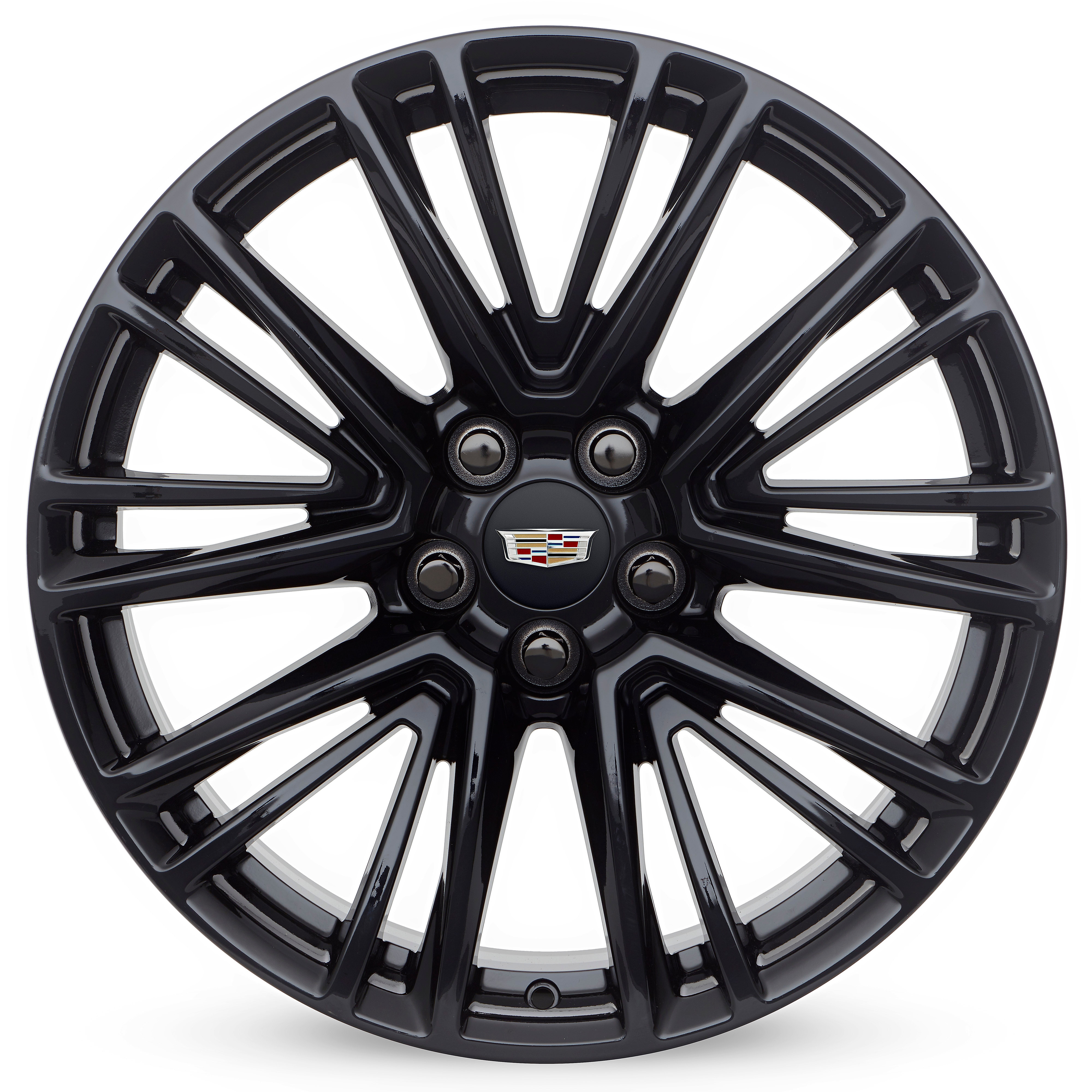 20x8.5-Inch 5-Split-Spoke Wheels in Gloss Black | 84289698 | GMC