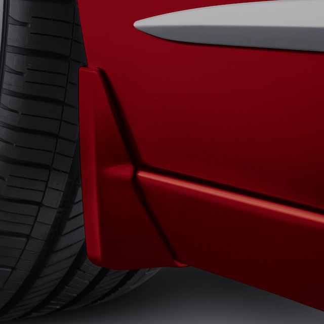 Front Splash Guards in Red Horizon Tintcoat