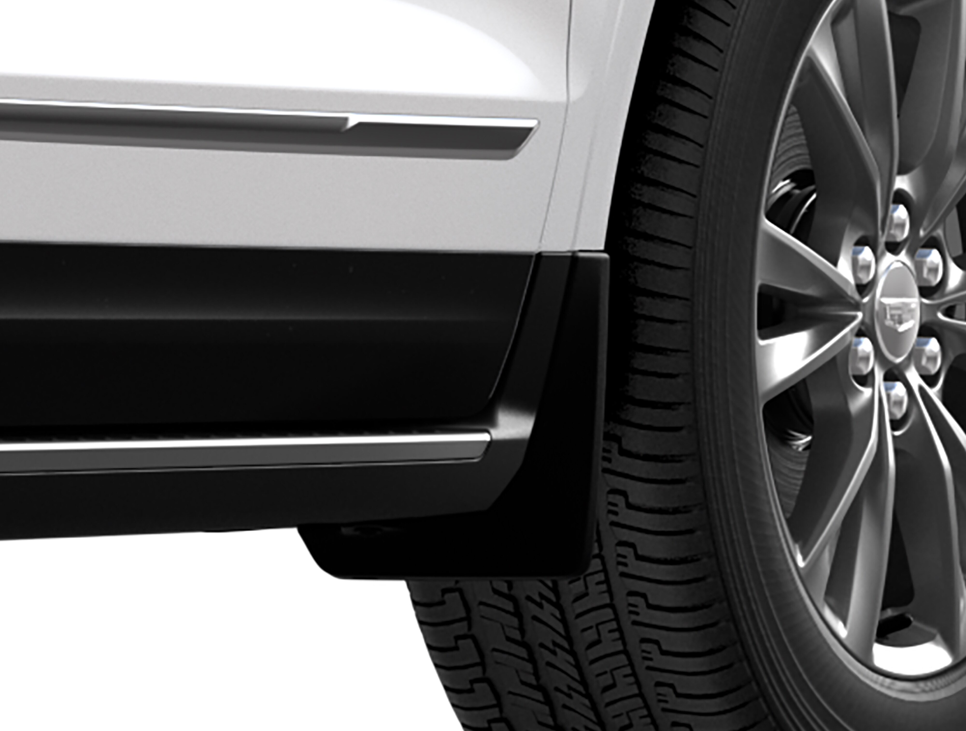 Front Splash Guards in Black (for Models with Assist Steps)