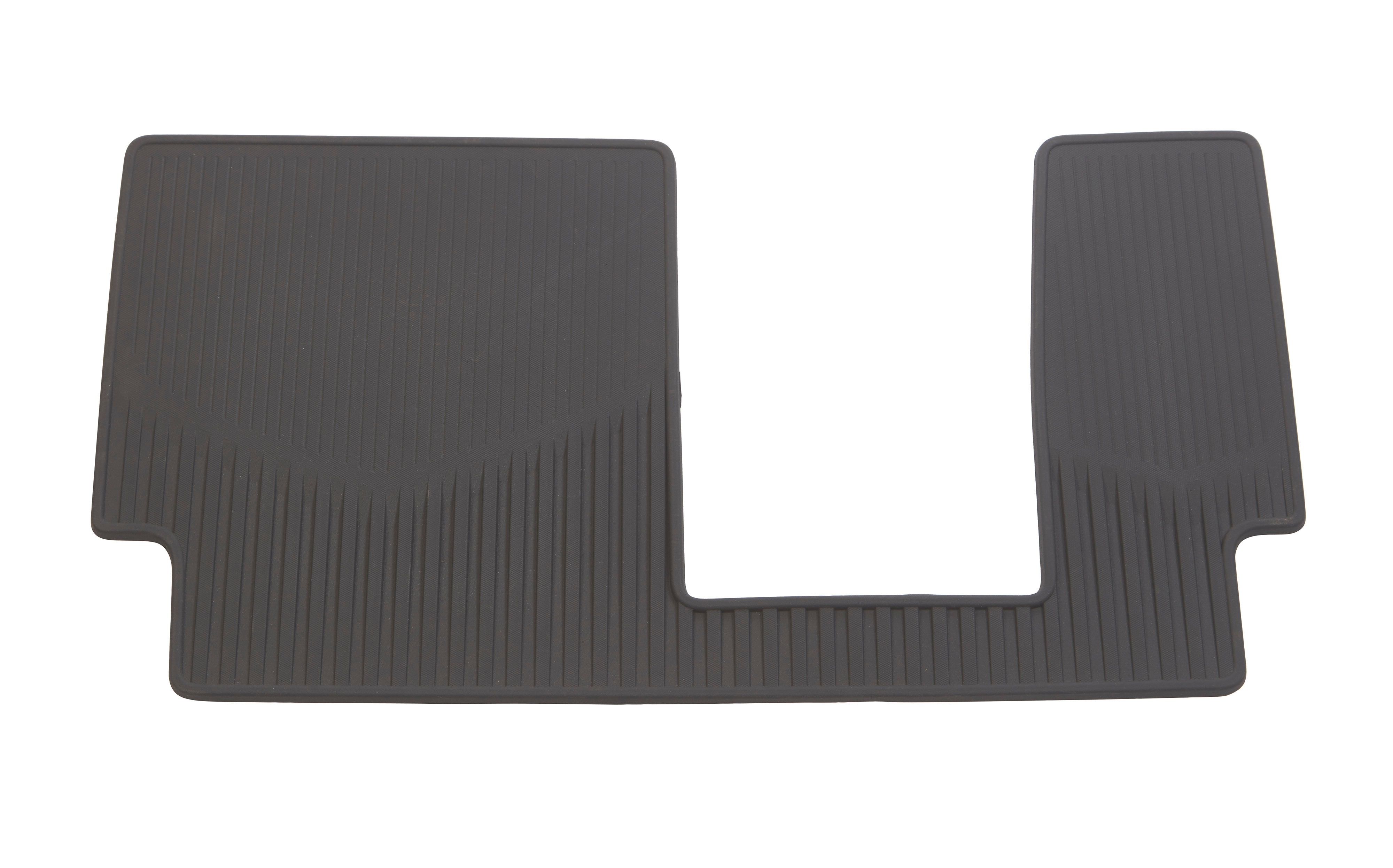 Third-Row One-Piece Premium All-Weather Floor Mat in Jet Black (For models with Second-Row Bench Seat)