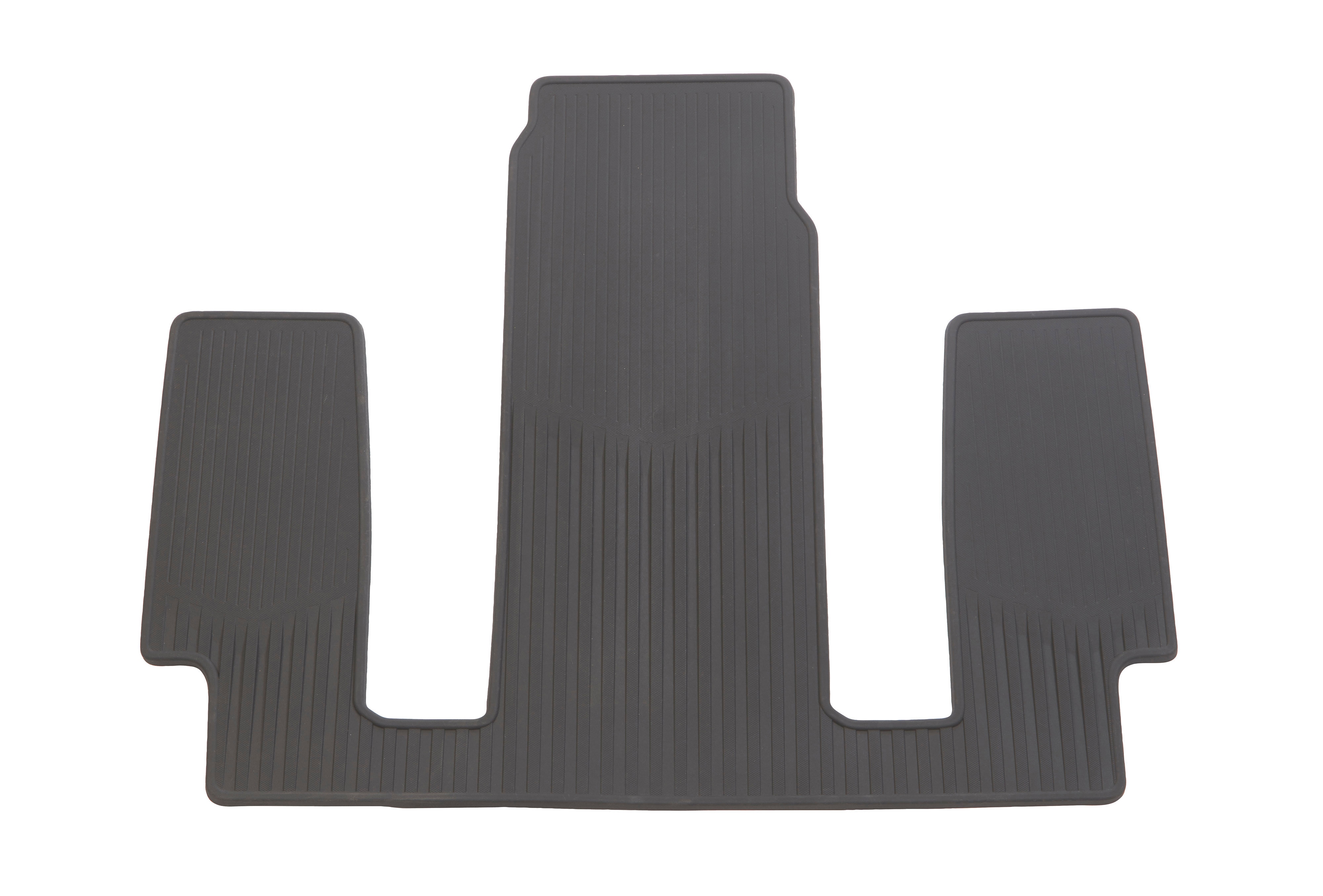 Third-Row One-Piece Premium All-Weather Floor Mat in Dark Titanium (for models with Second-Row Captain's Chairs)