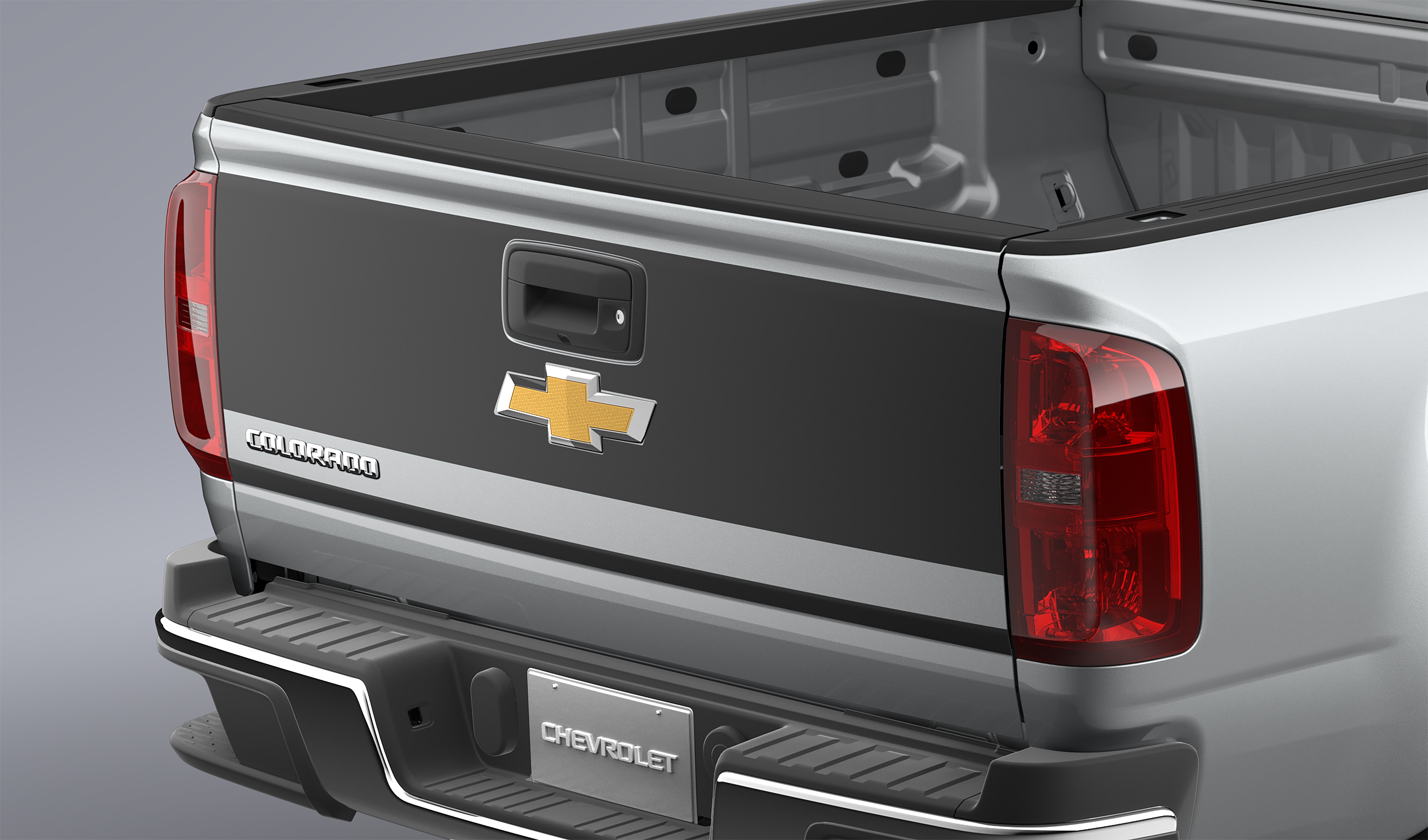 Extended Cab Hood and Tailgate Stripe Package in Low-Gloss Black
