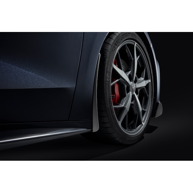 Front Splash Guards in Black