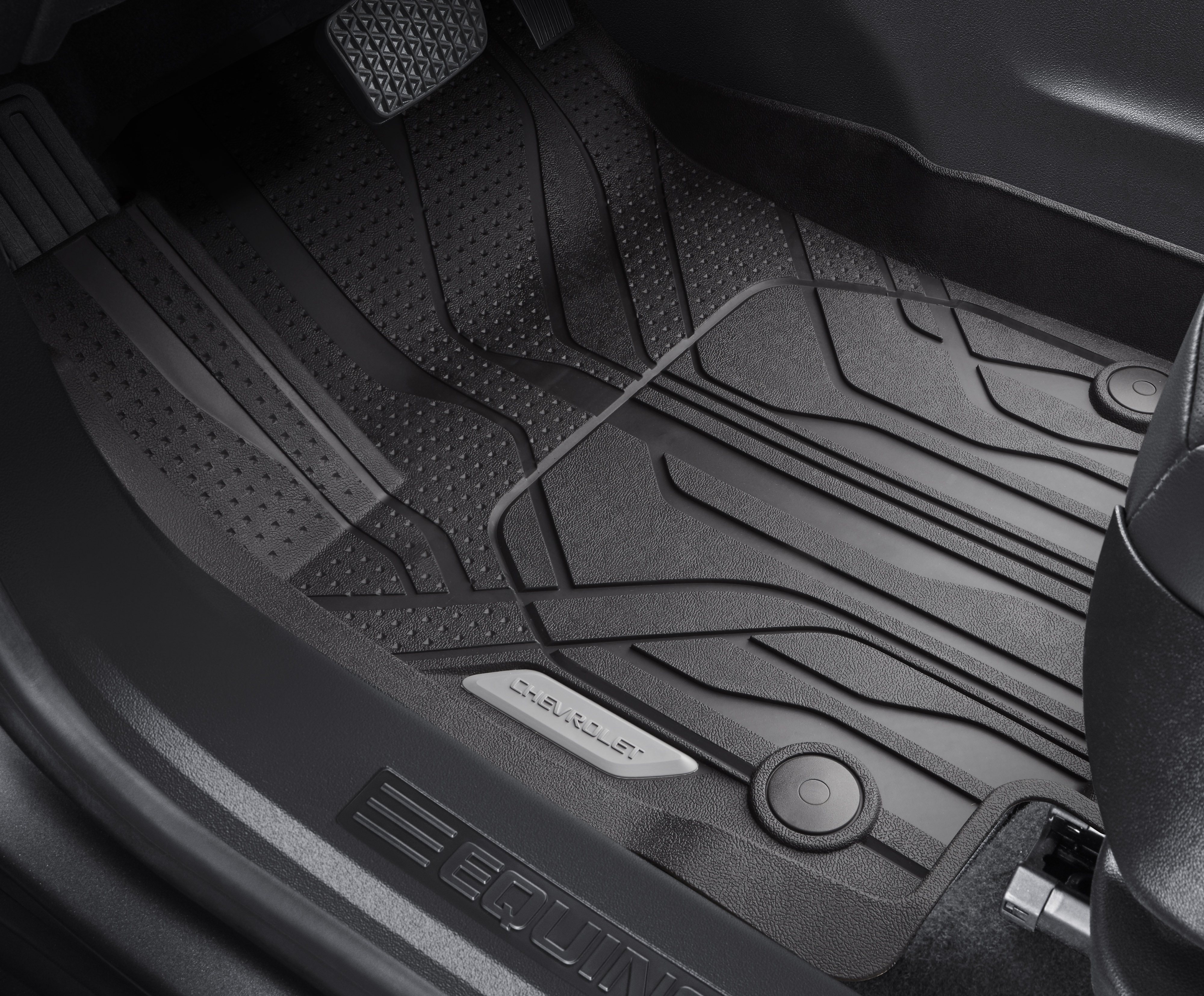 First-Row Premium All-Weather Floor Liners in Jet Black with