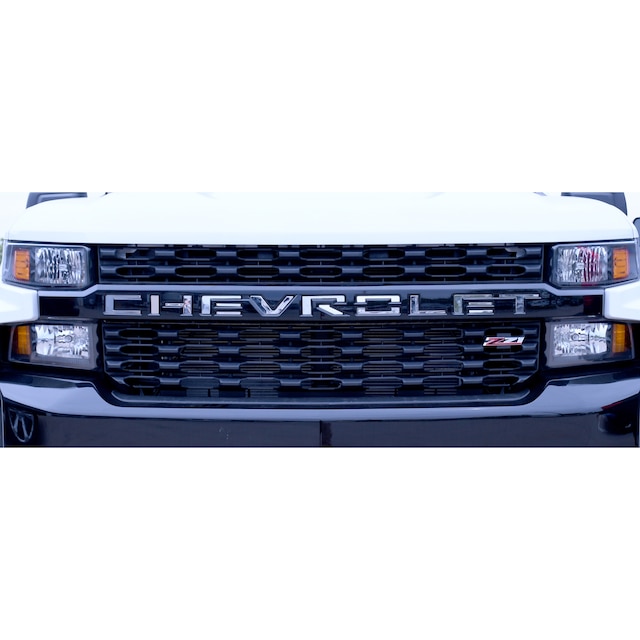3-D Stamped CHEVROLET Front Grille Lettering in Stainless Steel by Putco® - Associated Accessories