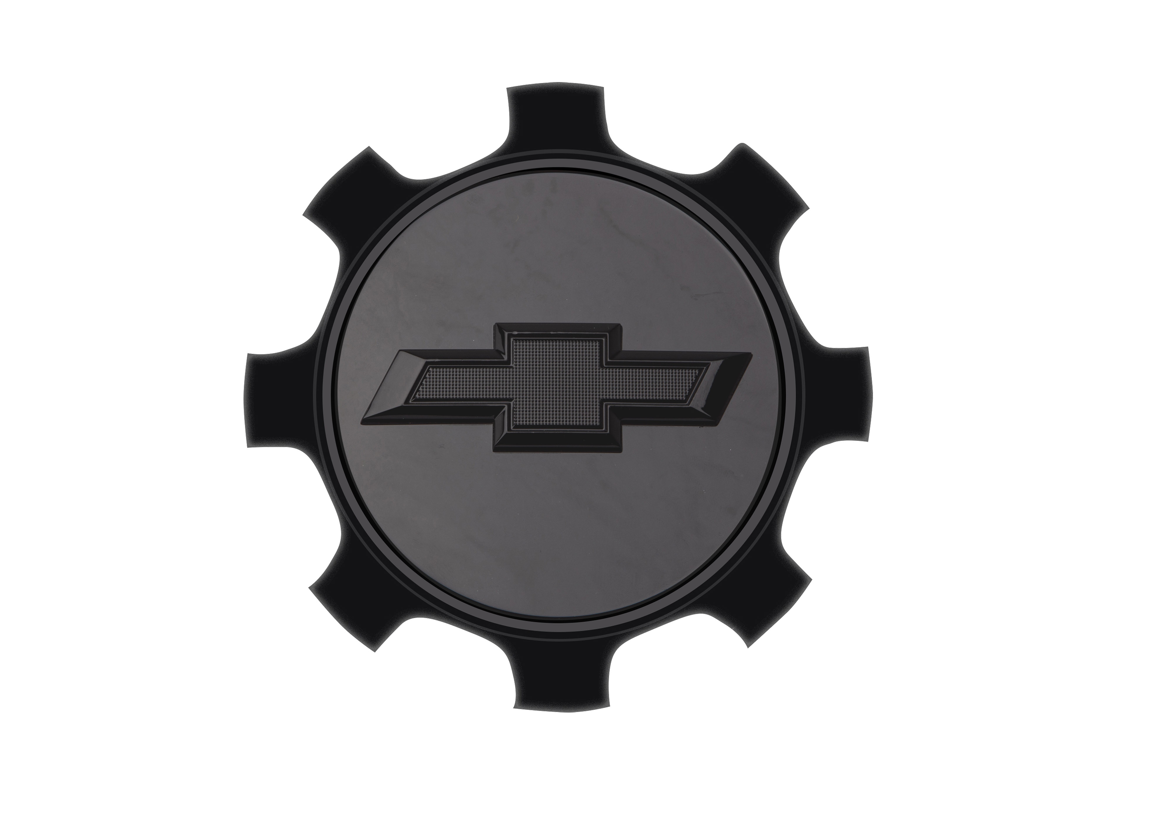 Center Cap in Black with Black Bowtie Logo