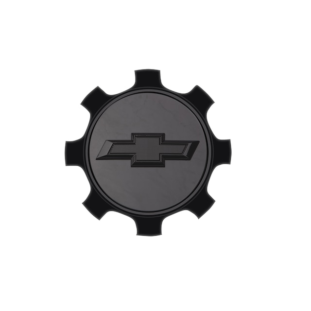 Center Cap in Black with Black Bowtie Logo