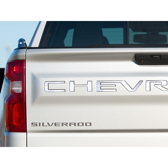 3-D Stamped CHEVROLET Tailgate Lettering in Polished Stainless Steel by Putco® - Associated Accessories