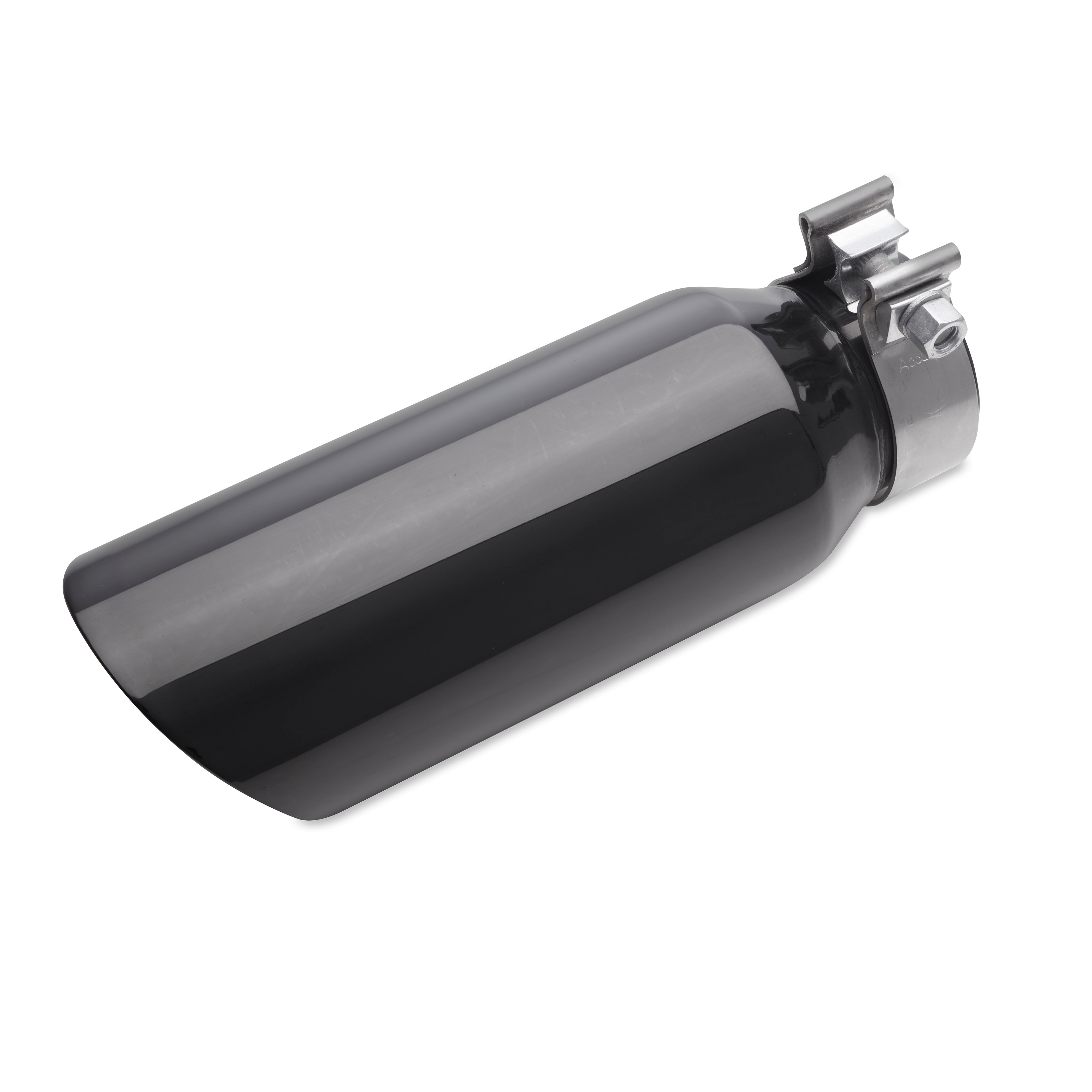 3.0L or 6.2L Black Chrome Single Outlet Exhaust Tip