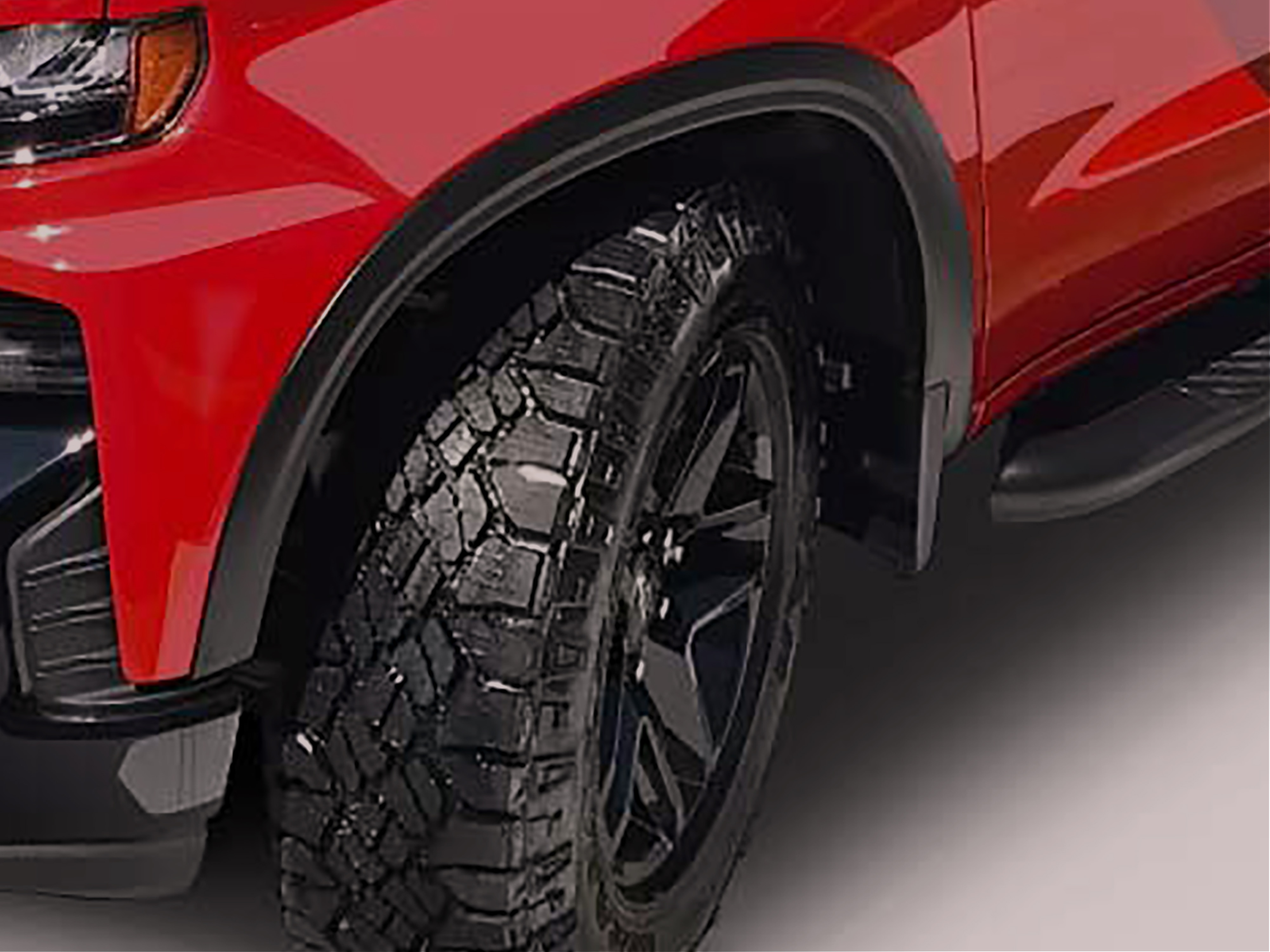 Low Profile Fender Flare Set in Black by AirDesign® - Associated Accessories/