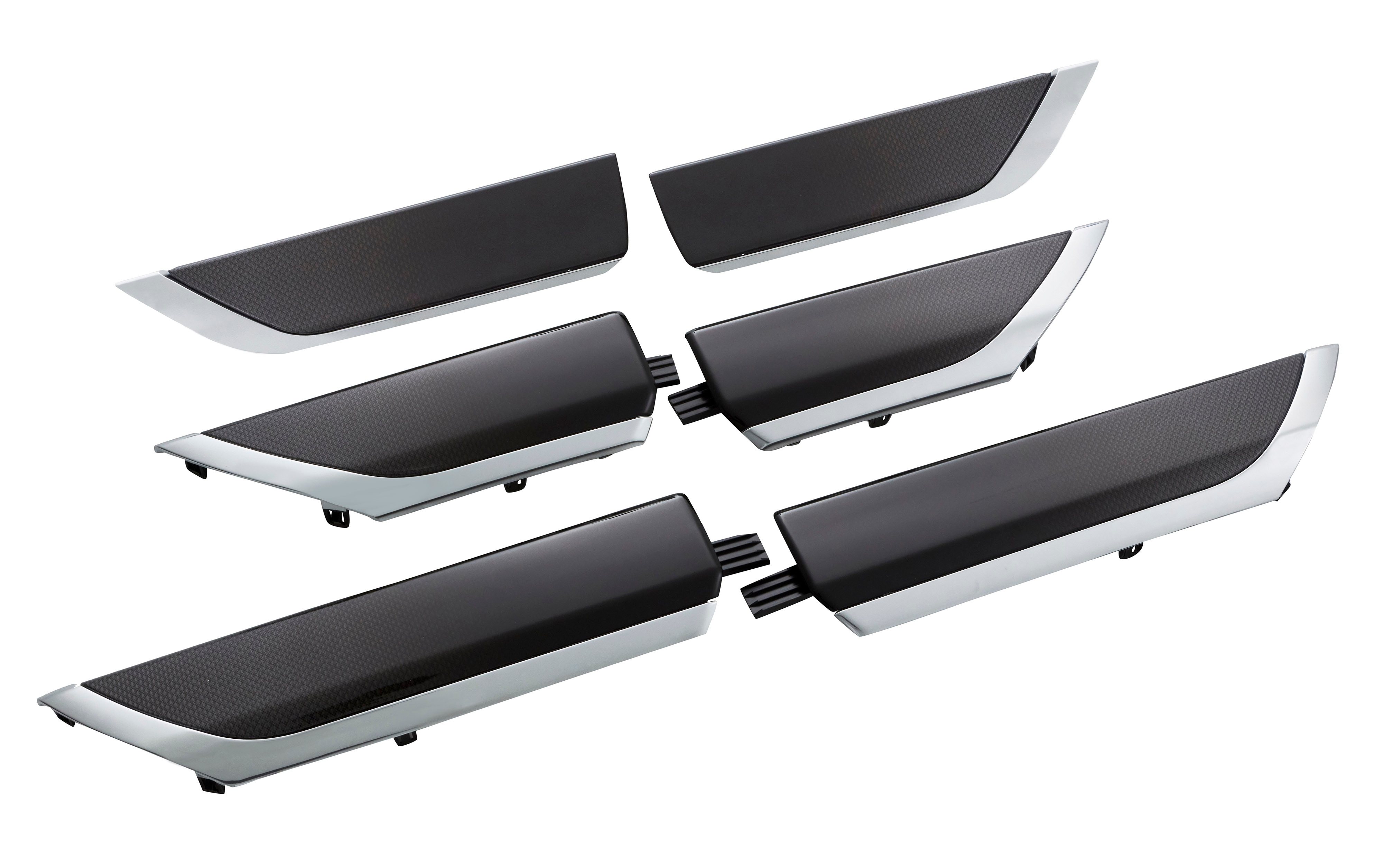 Interior Trim Kit in Silver for Double Cab (for Models with Center Console)