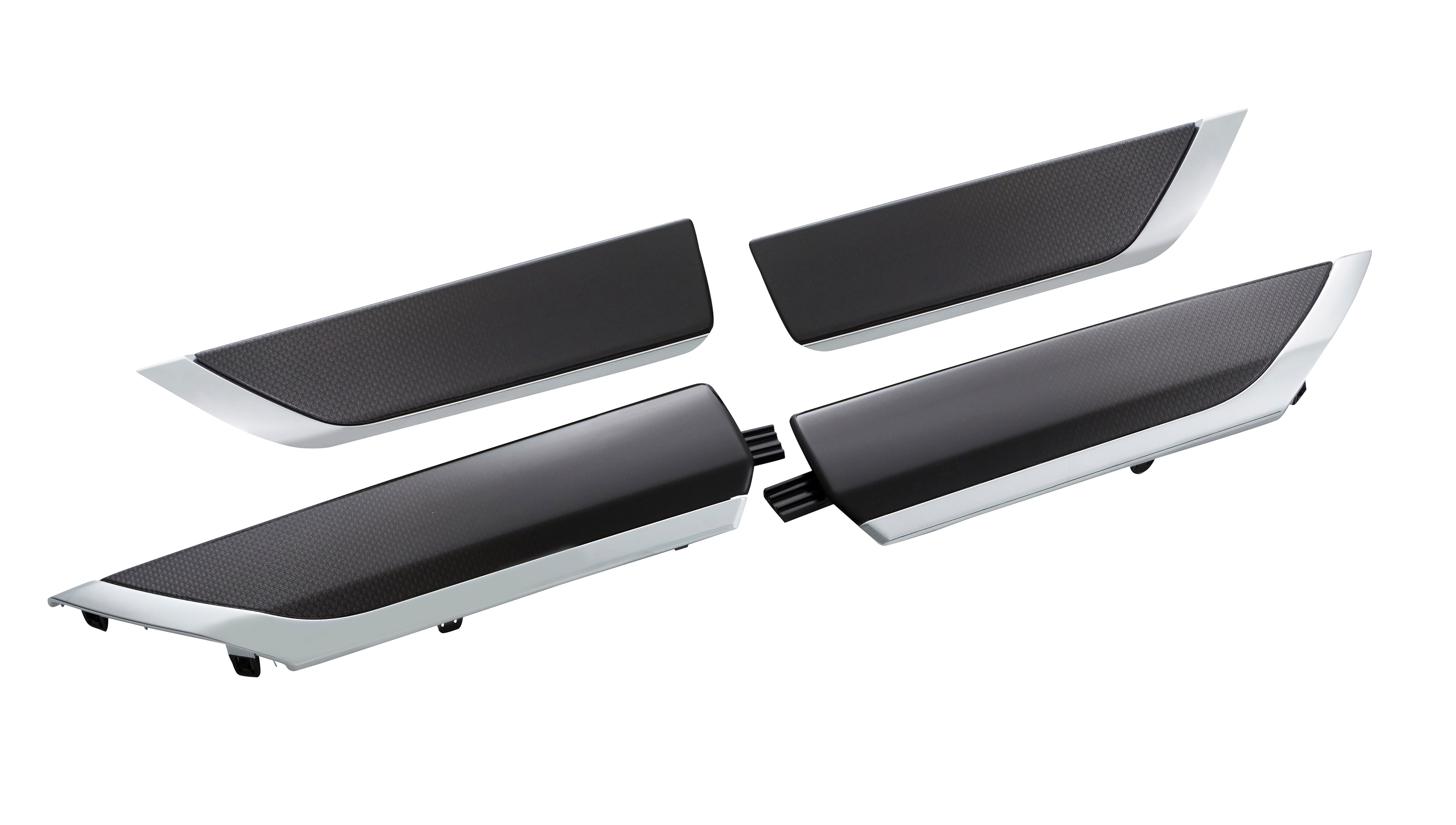 Interior Trim Kit in Silver for Double Cab (for Models without Center Console)