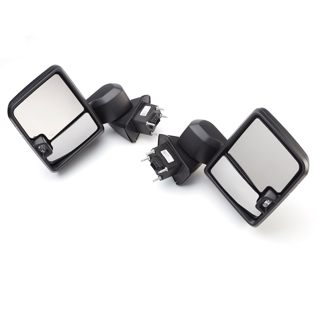 Extended View Tow Mirrors in Black