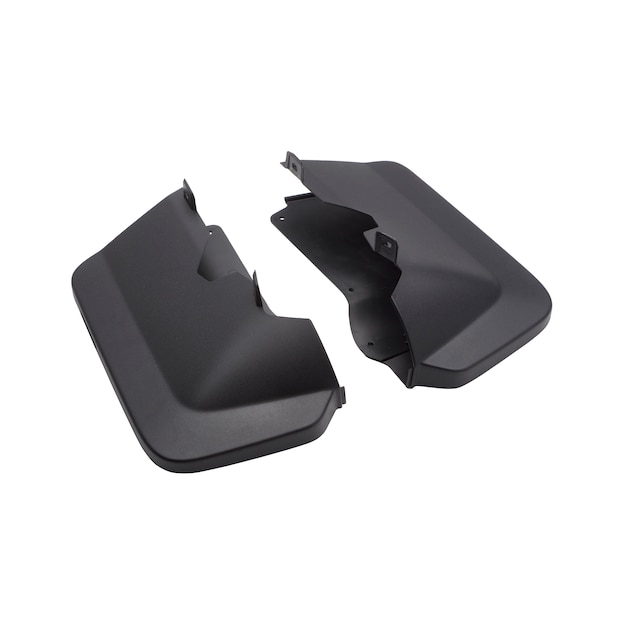 Front Splash Guards in Black