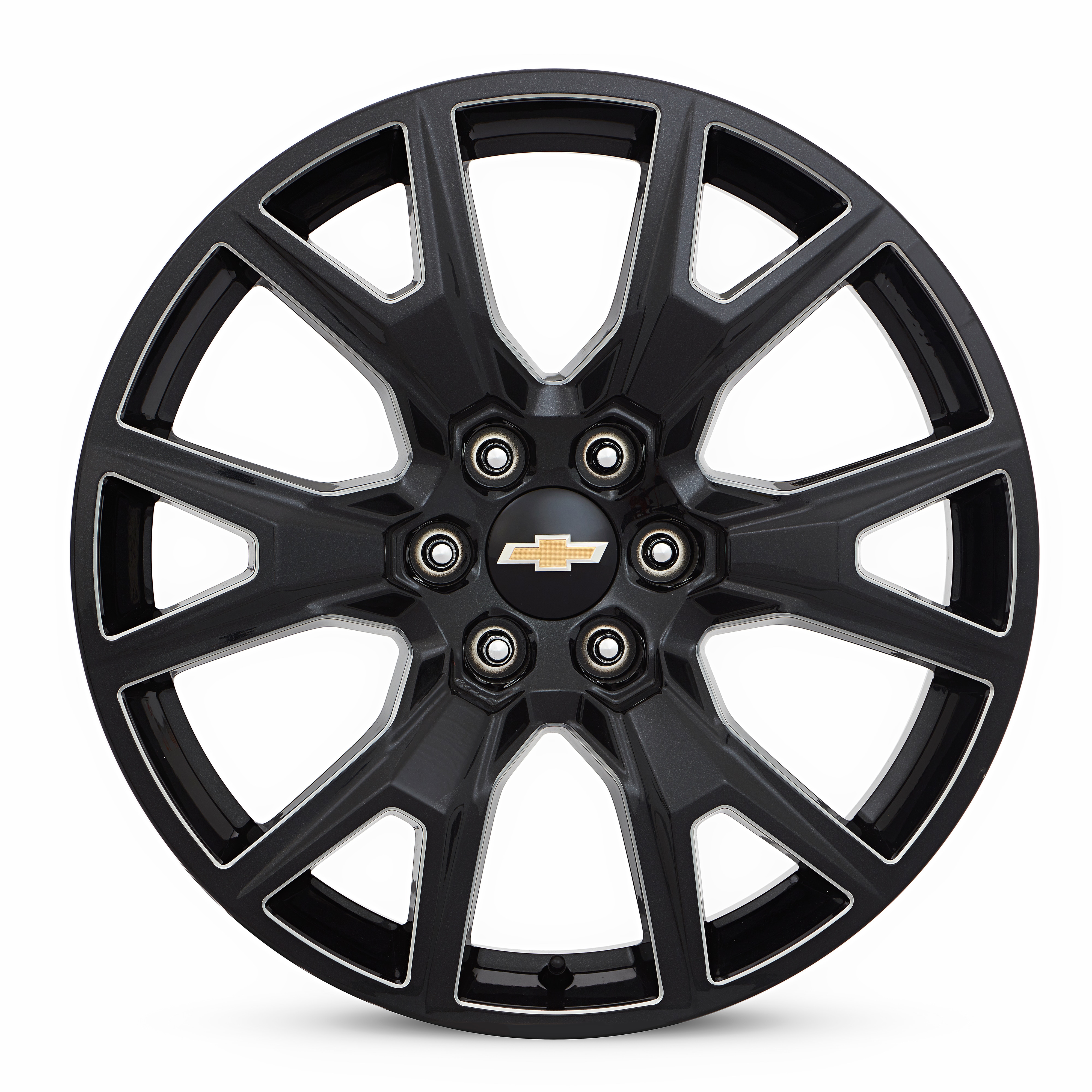 22 x 9-Inch 6-Split-Spoke Wheel Package in Carbon Flash Metallic