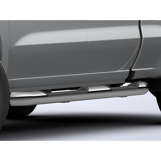 Regular Cab 4-Inch Round Assist Steps in Chrome