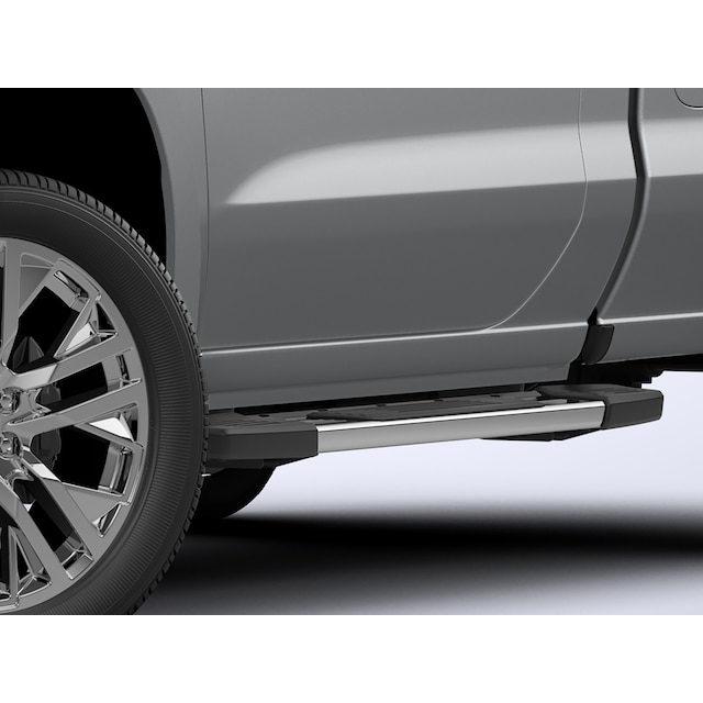 Regular Cab 6-Inch Rectangular Assist Steps in Chrome
