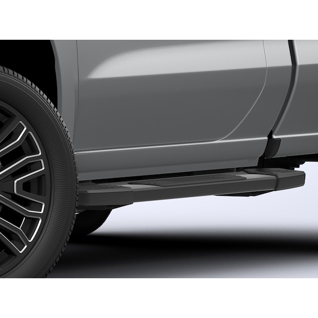 Regular Cab 6-Inch Rectangular Assist Steps in Black