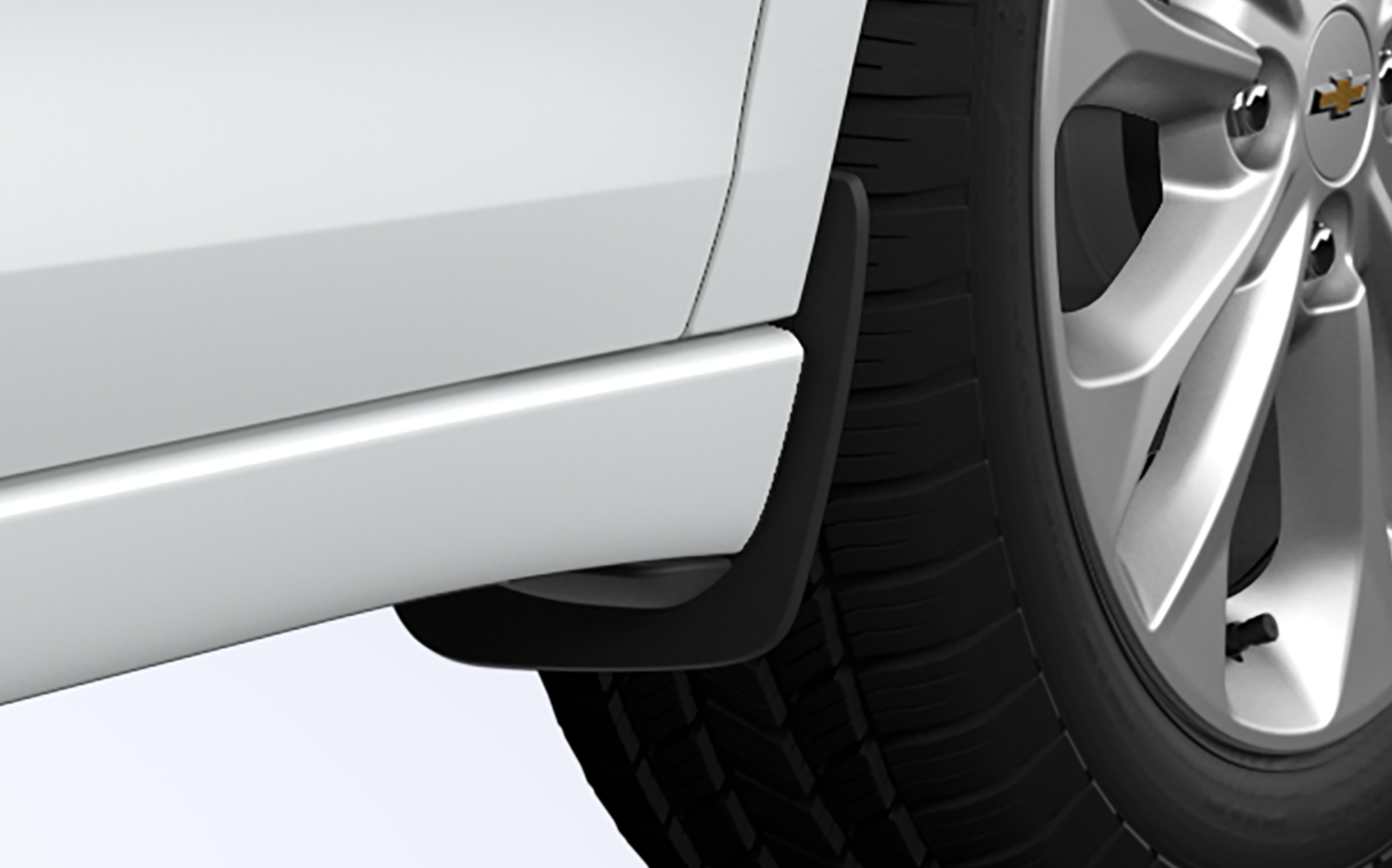 Front Splash Guards in Black
