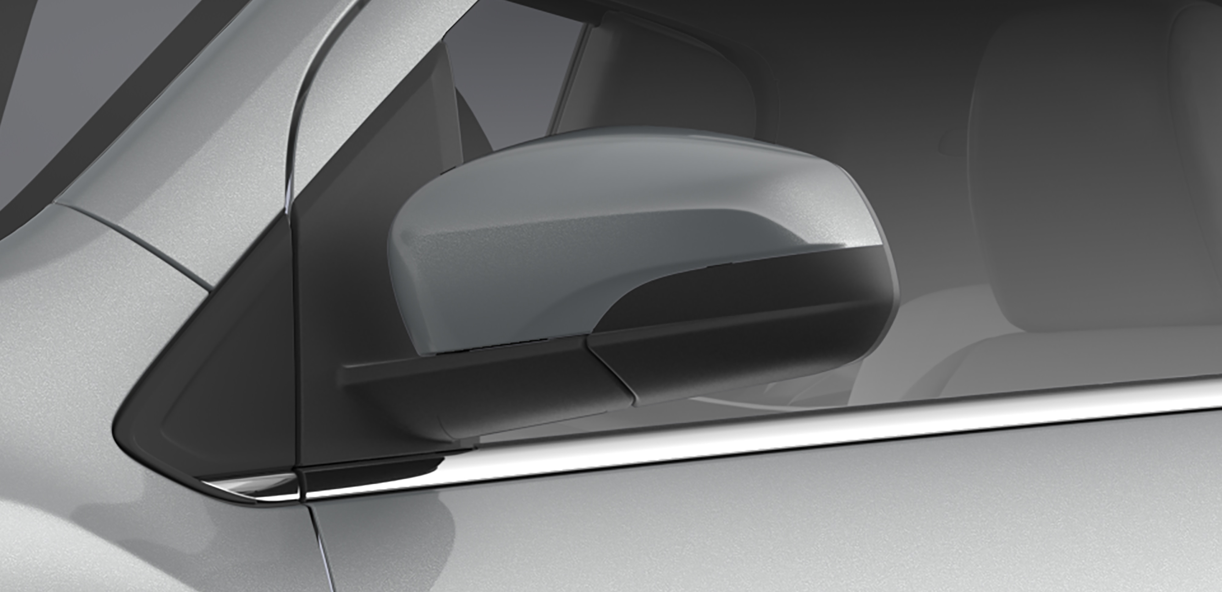 Outside Rearview Mirror Covers in Primer