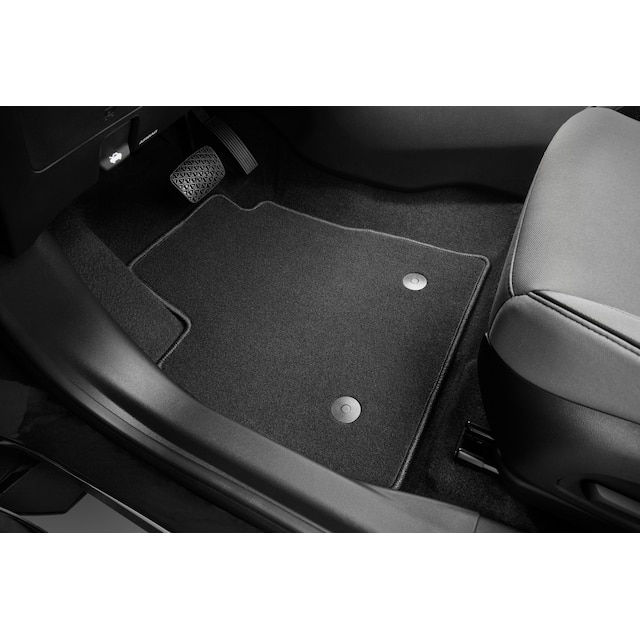 First- and Second-Row Carpeted Floor Mats in Jet Black (for AWD Models)