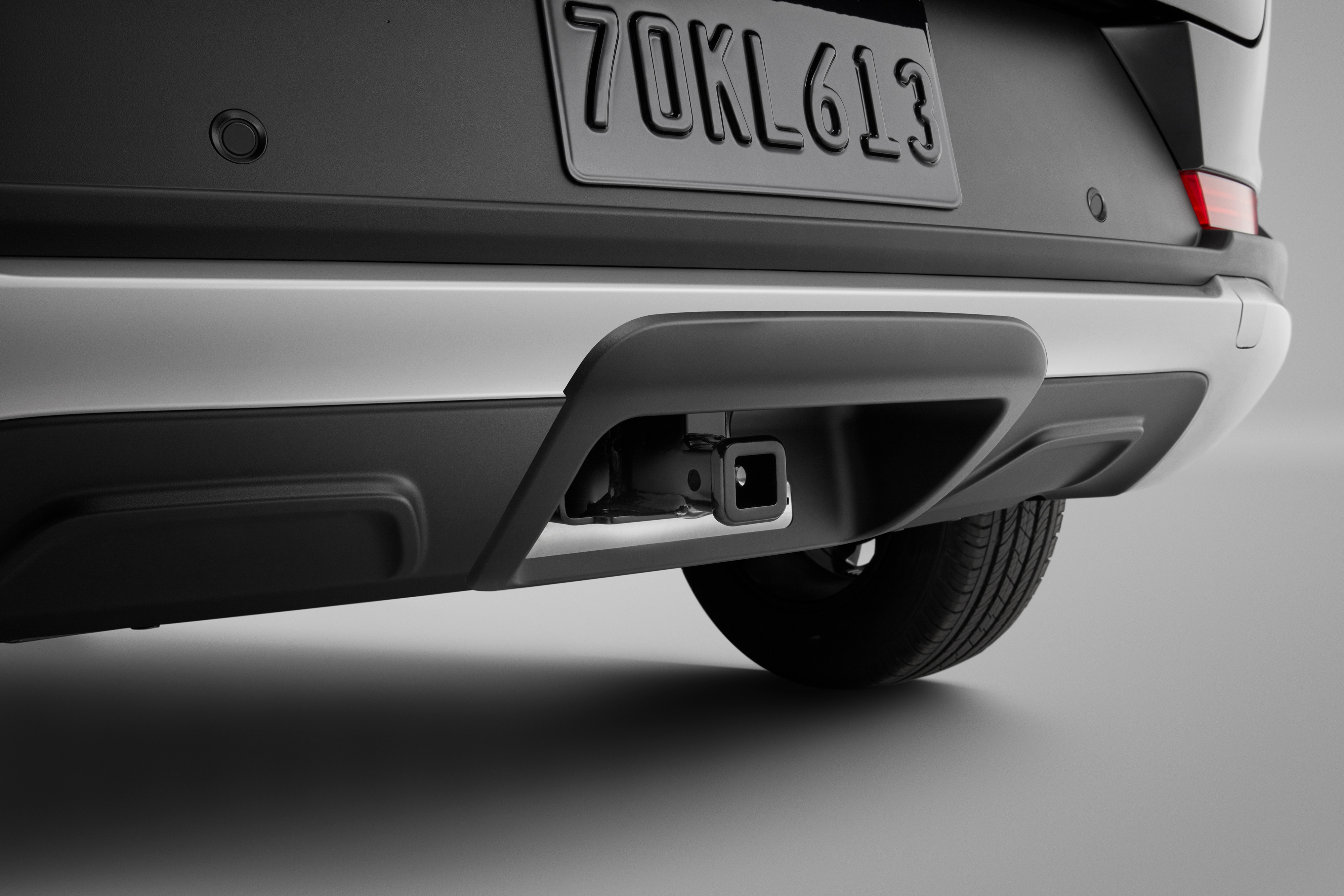 Trailer Hitch Trim Bezel in Black