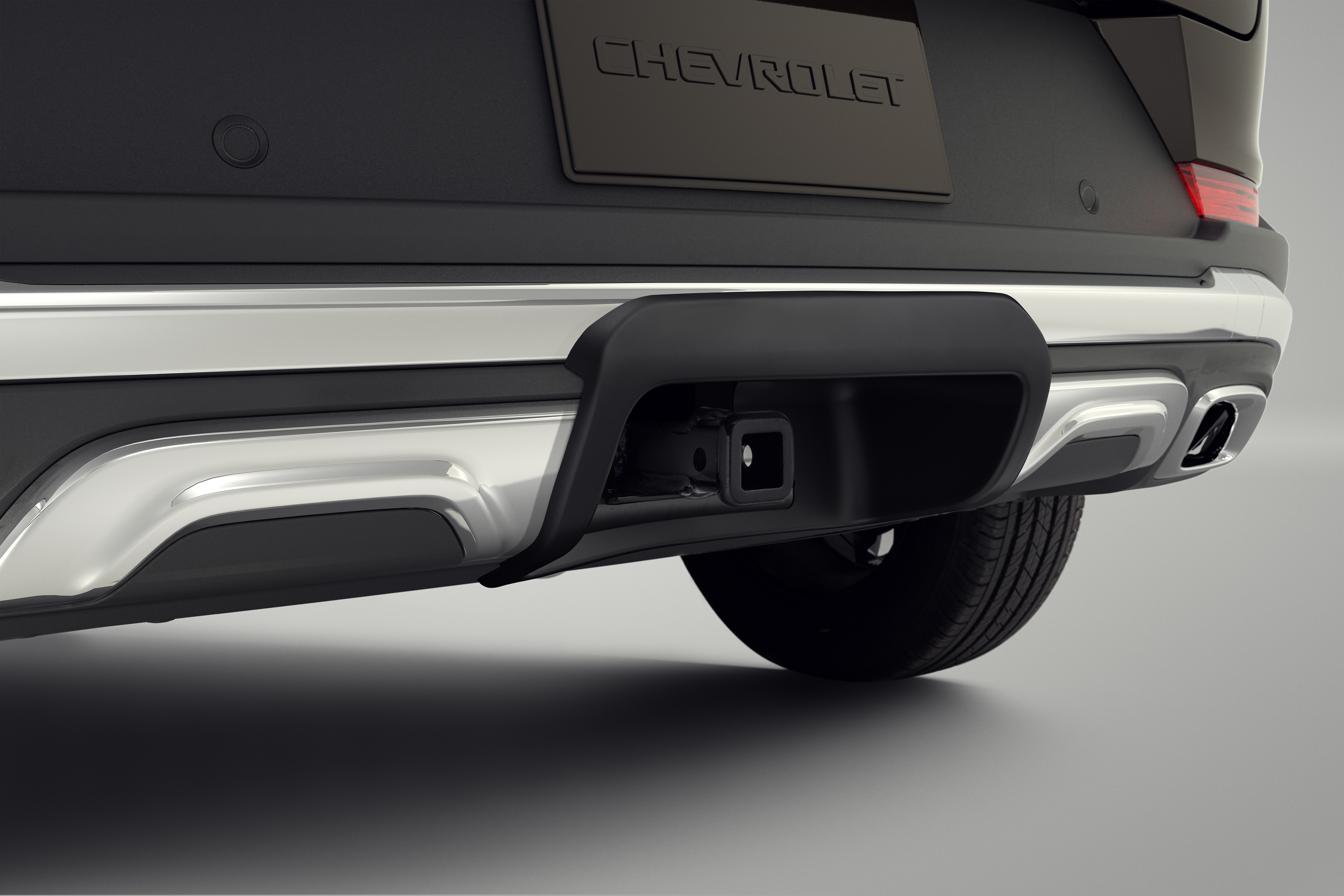 Trailer Hitch Trim Bezel in Black