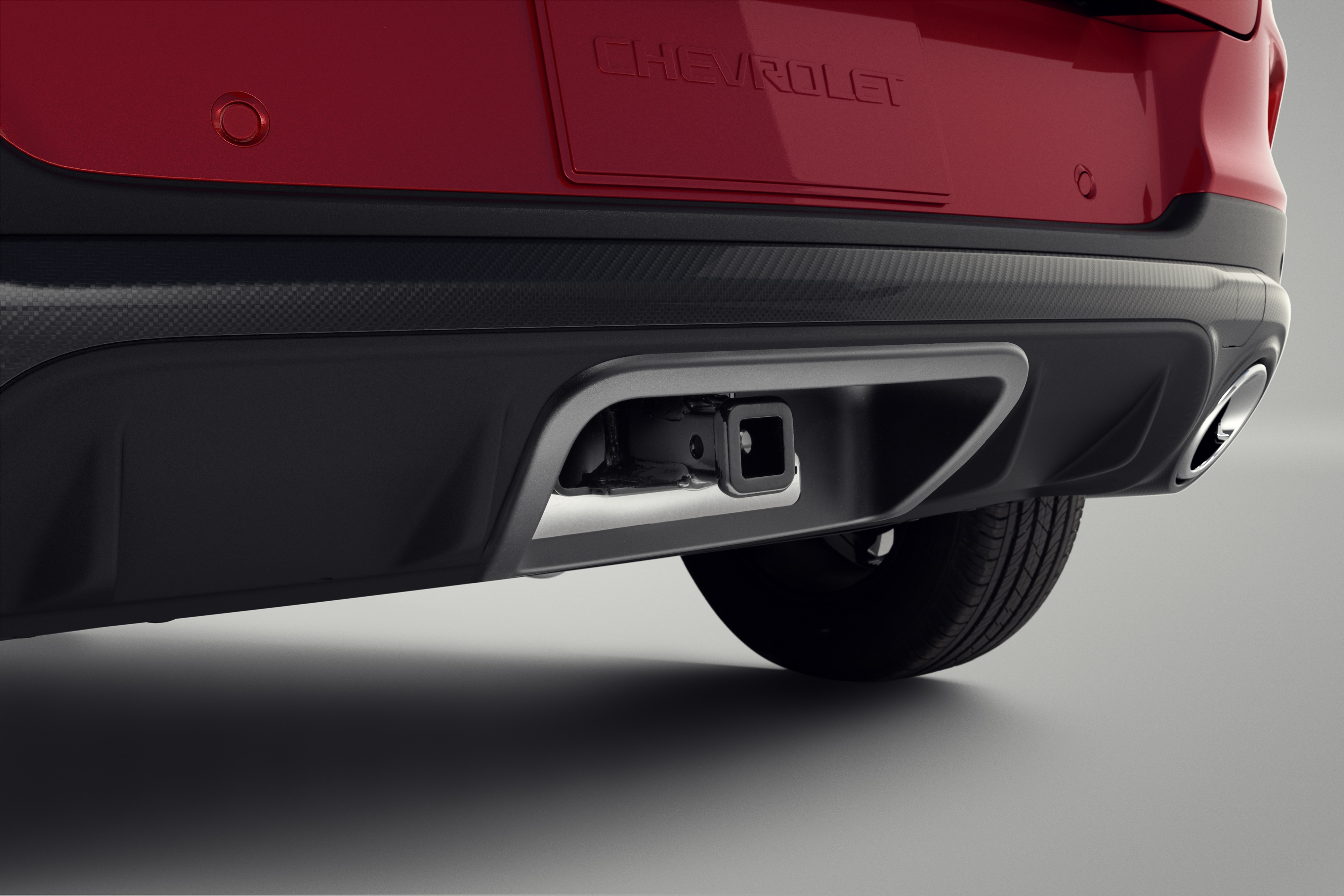Trailer Hitch Trim Bezel in Black