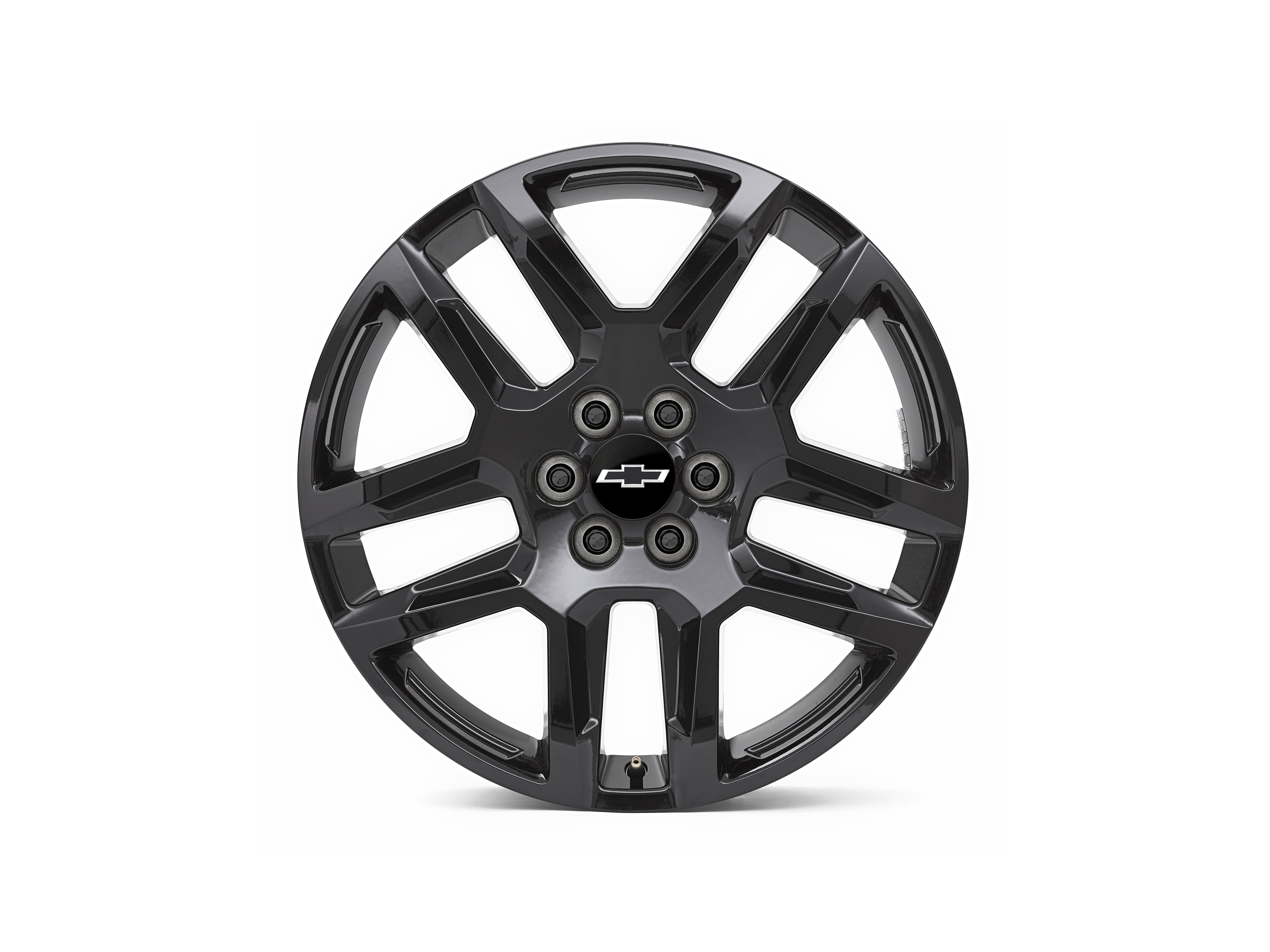 20x8-Inch Aluminum 5-Split-Spoke Wheel in Gloss Black
