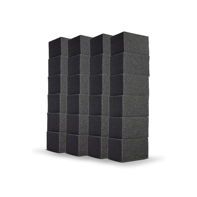 24-Pack Super Black Tire Sponges by Adam's Polishes® - Associated Accessories