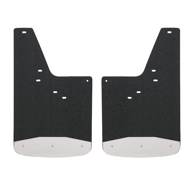 Rear Textured Heavy-Duty Rubber Mud Guards for HD Pickups with Single Rear Wheel by LUVERNE™ - Associated Accessories