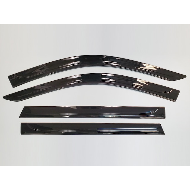 Front and Rear In-Channel Side Window Deflector in Smoke Black by LUND® - Associated Accessories