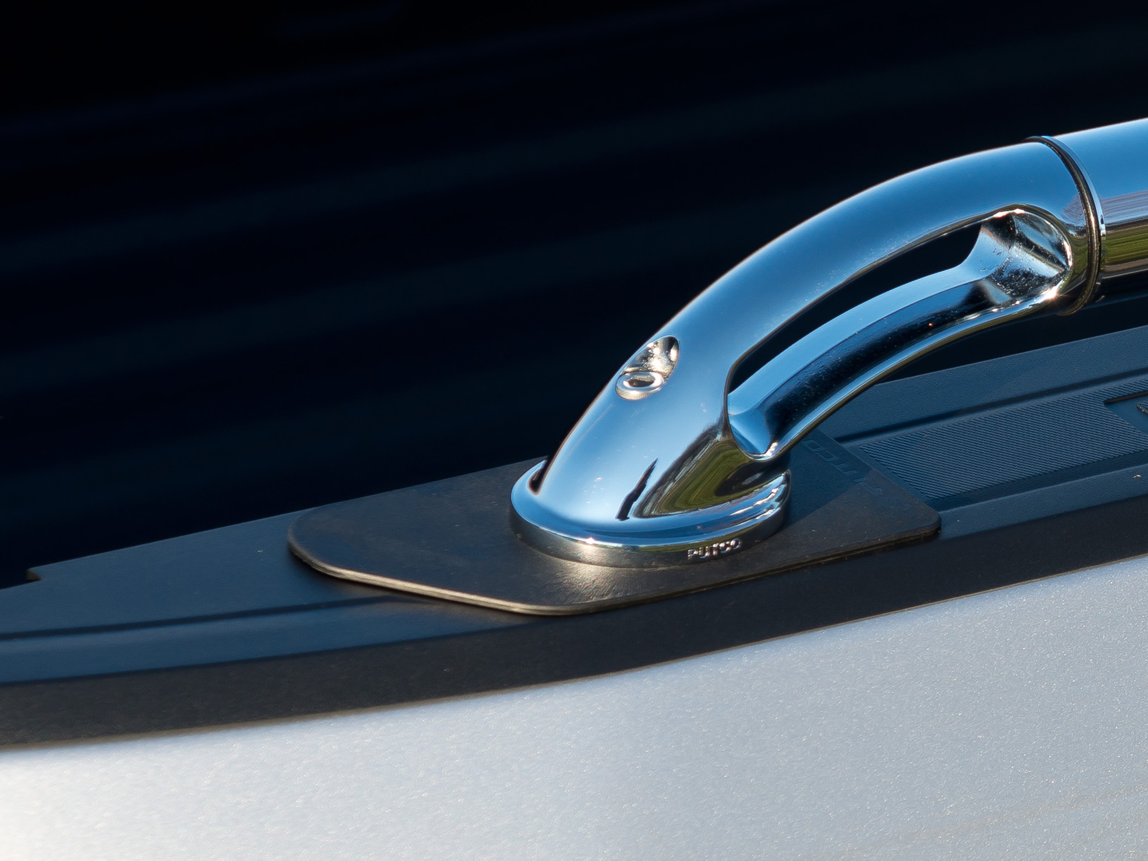 Short Bed Locker Side Rails Traditional in Chrome by Putco® - Associated Accessories/