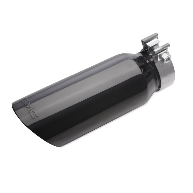 2.7L Black Chrome Single-Outlet Exhaust Tip with GMC Logo