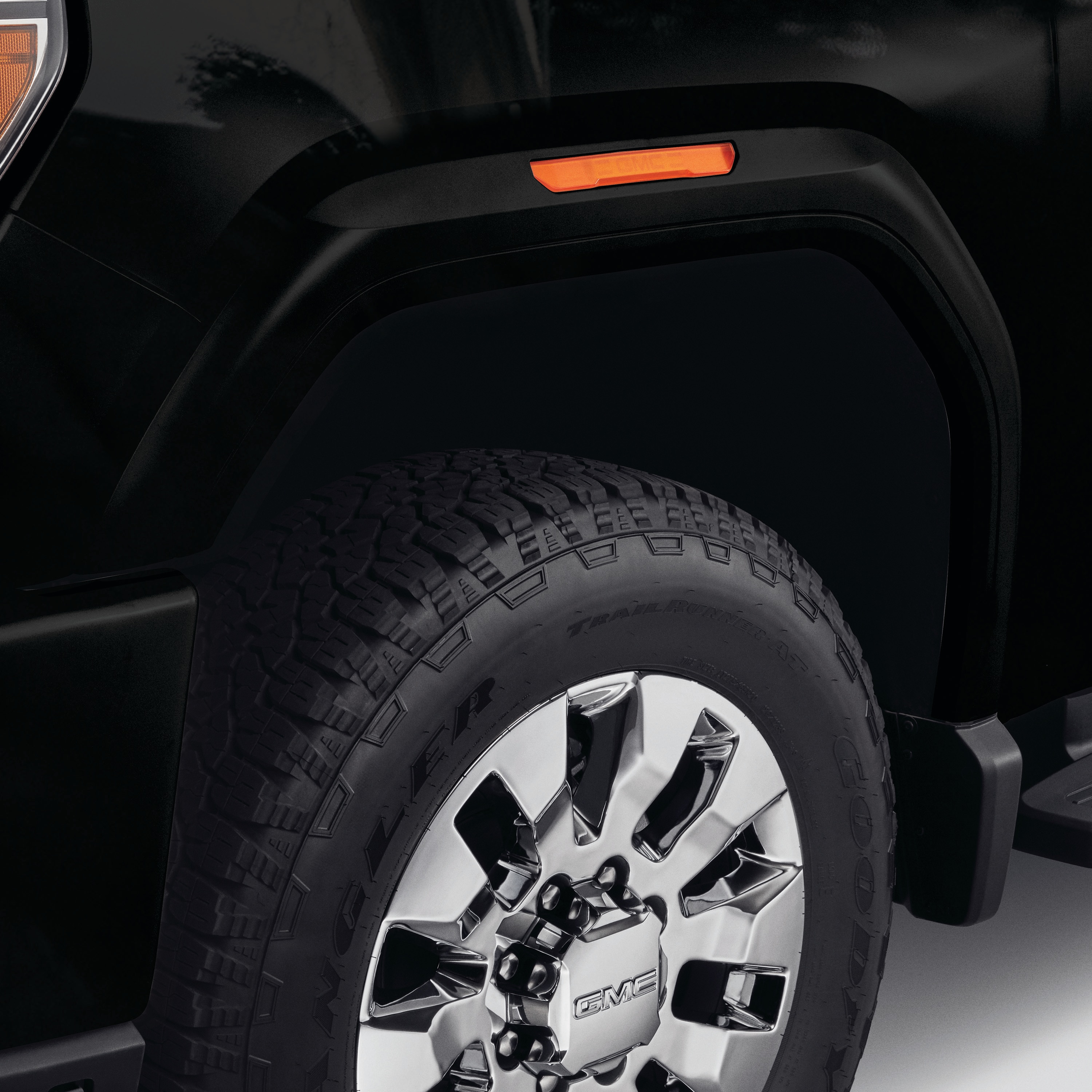 Front and Rear Fender Flare Set in Carbon Black Metallic