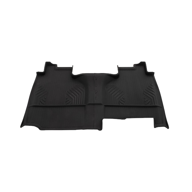 Double Cab Second-Row Interlocking Premium All-Weather Floor Liner in Jet Black for AT4/Z71