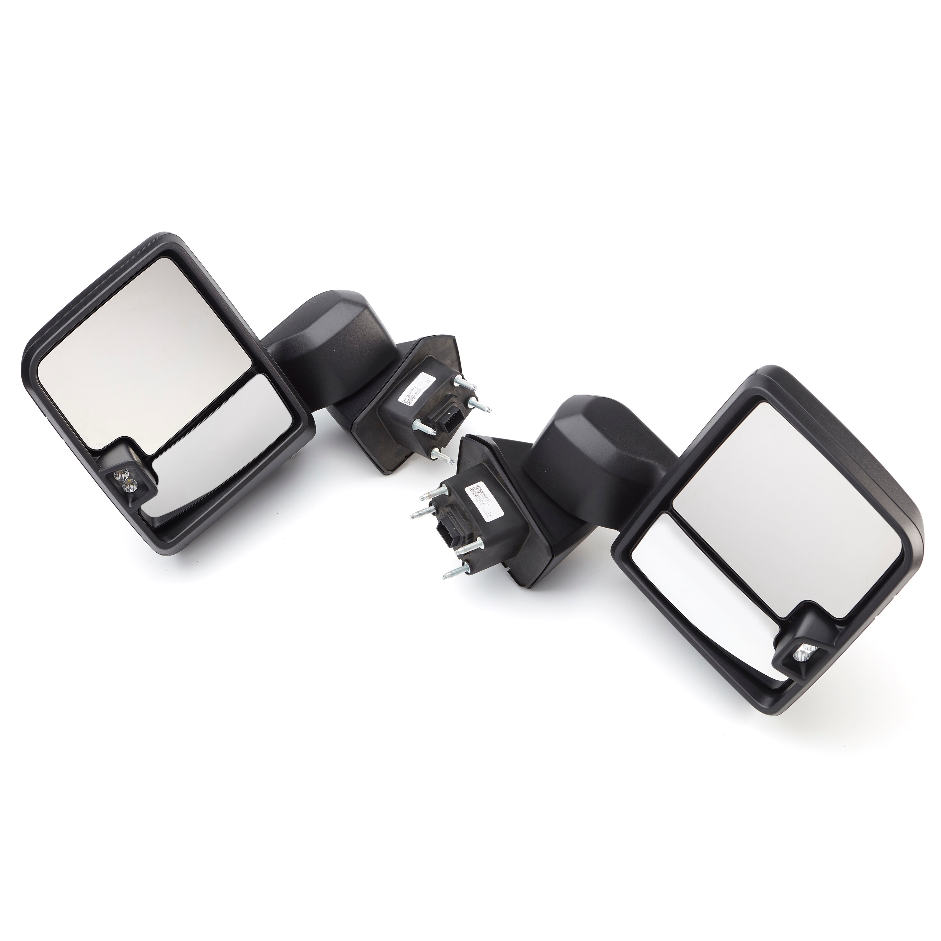 Extended View Tow Mirrors in Black