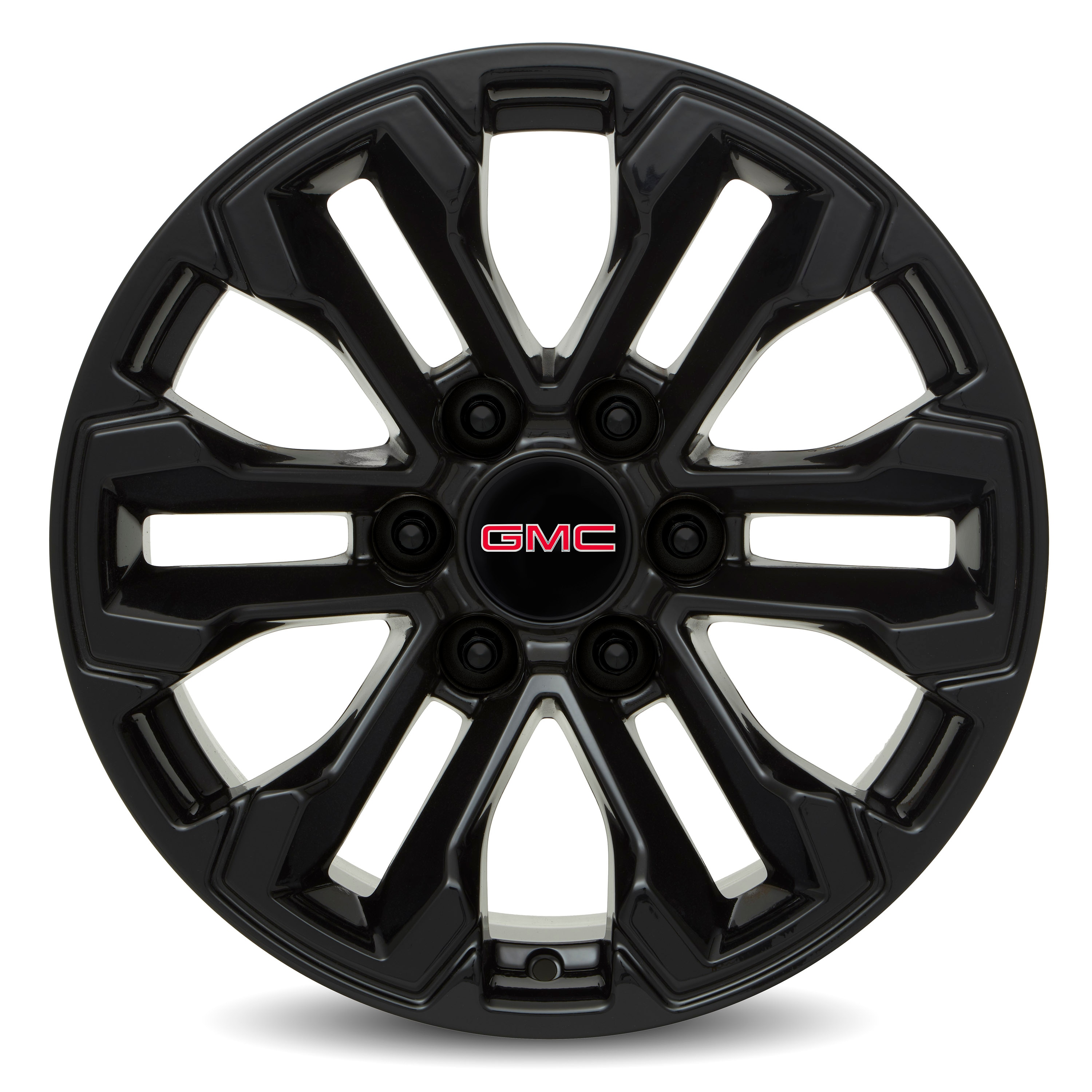 18x8.5-Inch Multi-Spoke Wheel Package in High Gloss Black