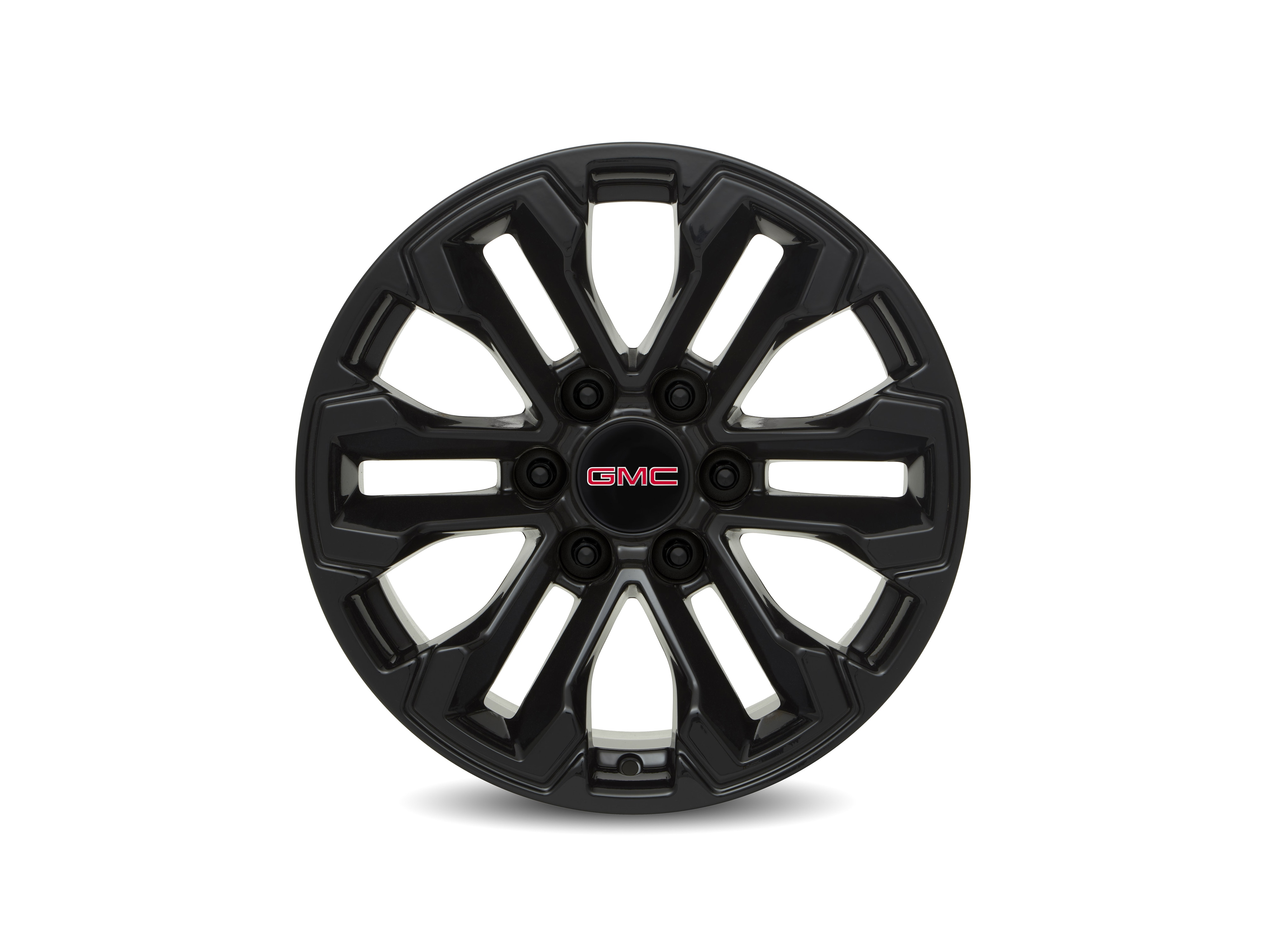 18x8.5-Inch Aluminum Multi-Spoke Wheel in High Gloss Black