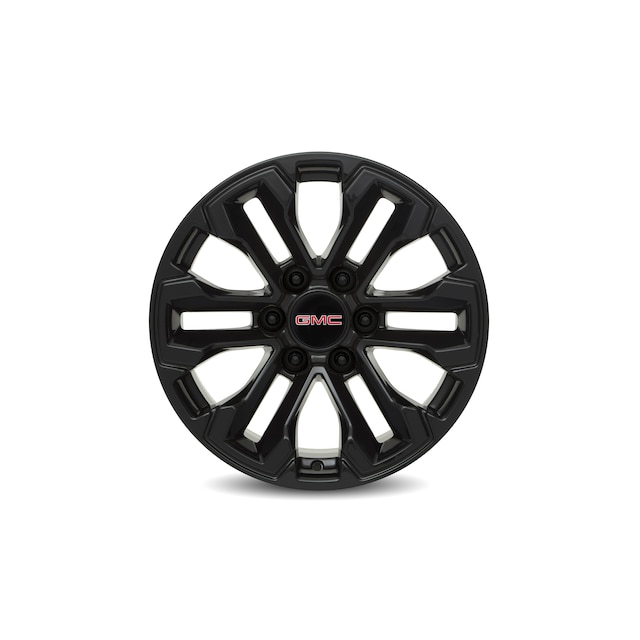 18x8.5-Inch Aluminum Multi-Spoke Wheel in High Gloss Black