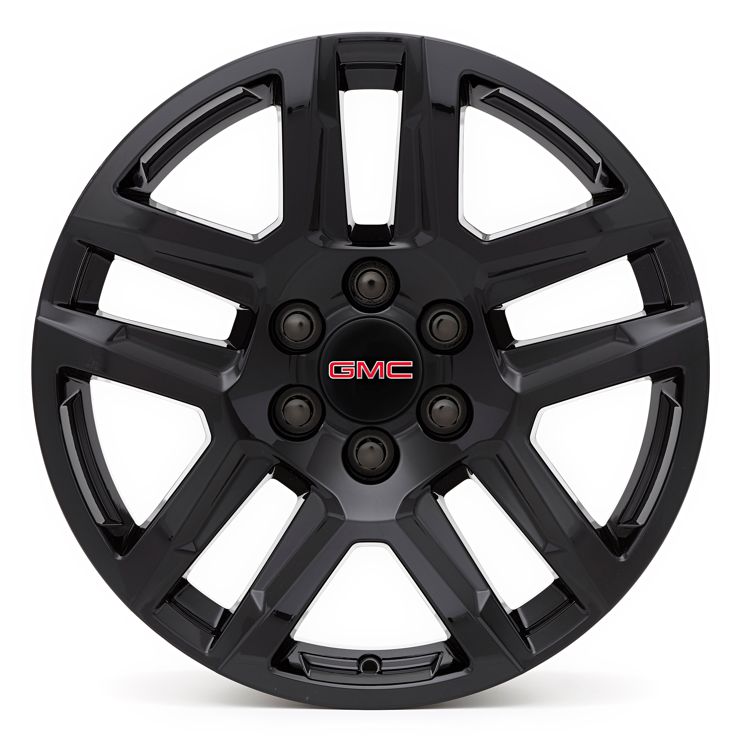 20x9-Inch Aluminum 5-Split-Spoke Wheel in High Gloss Black