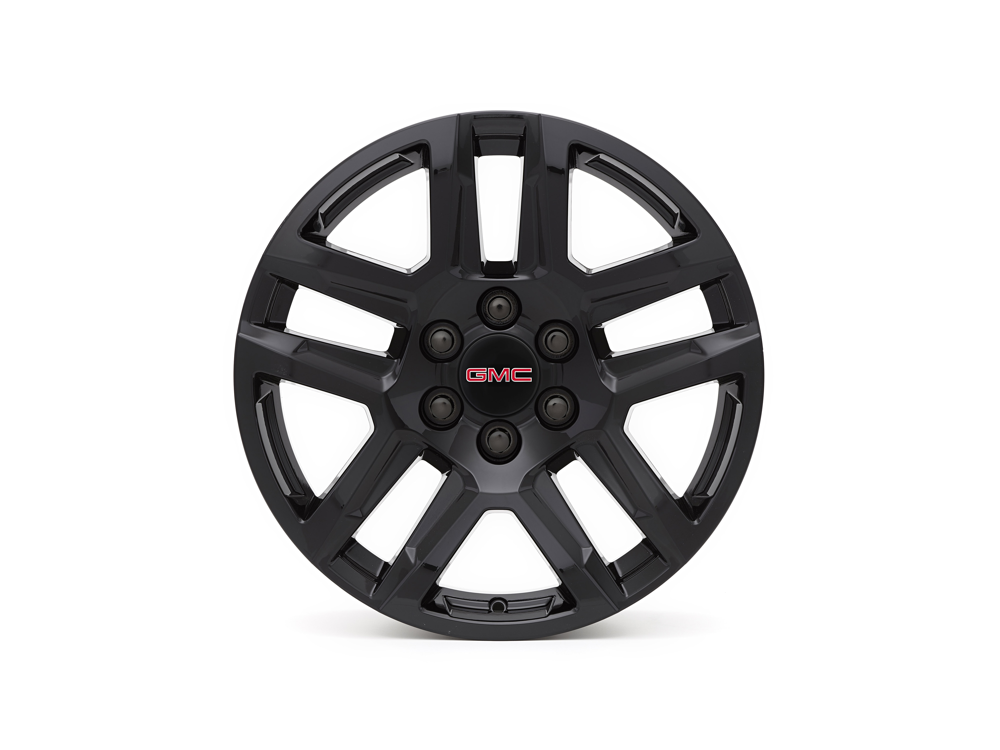 20x9-Inch Aluminum 5-Split-Spoke Wheel in High Gloss Black