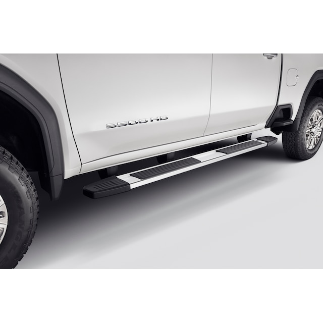 Crew Cab 6-Inch Rectangular Assist Steps in Chrome