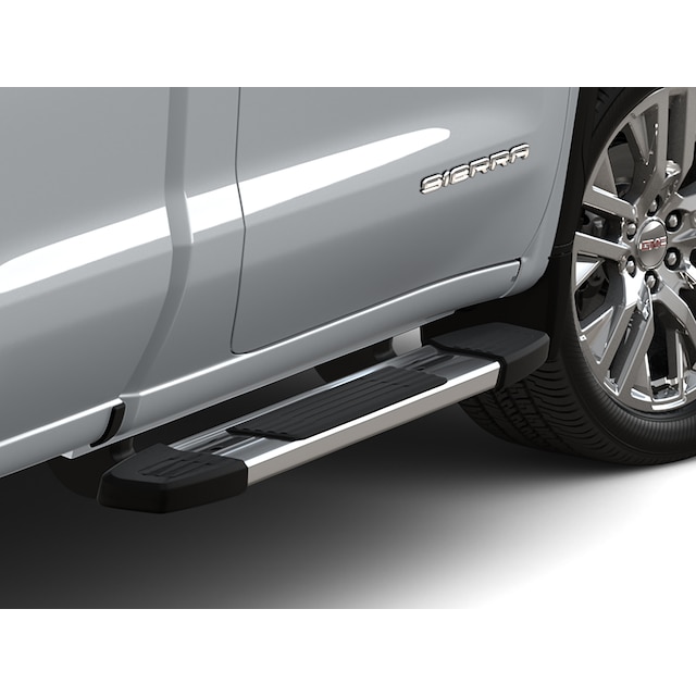 Regular Cab 6-Inch Rectangular Assist Steps in Chrome