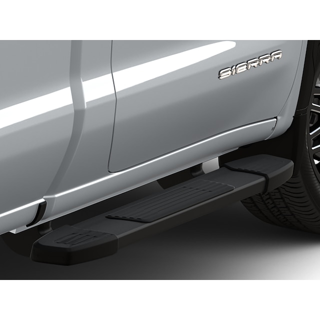 Regular Cab 6-Inch Rectangular Assist Steps in Black