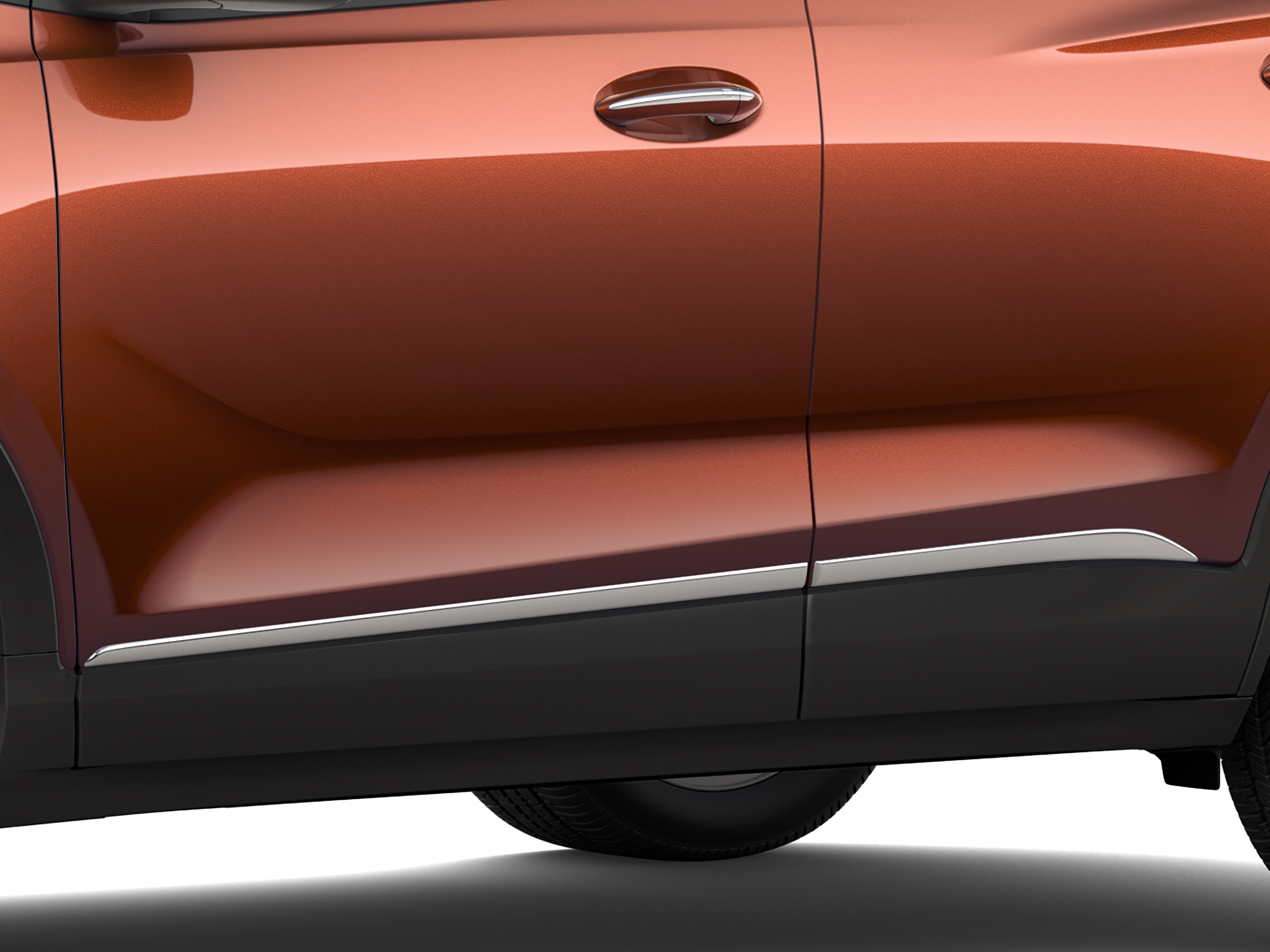 Lower Door Moldings in Chrome