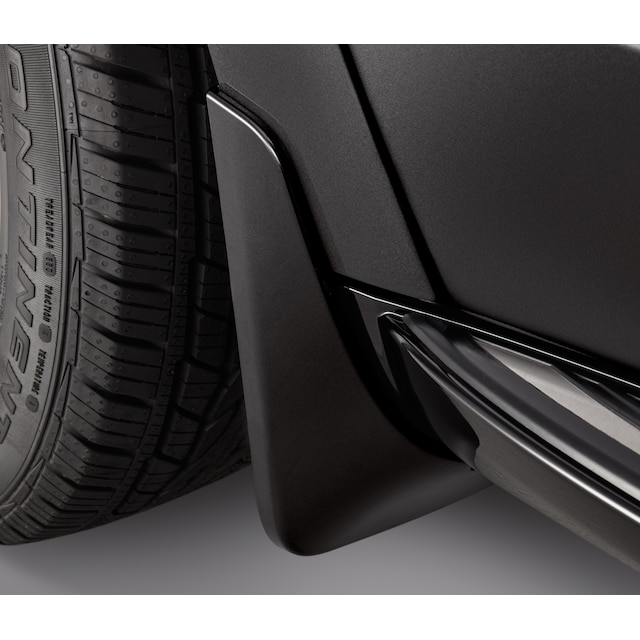 Front Splash Guards in Pitch Dark Night