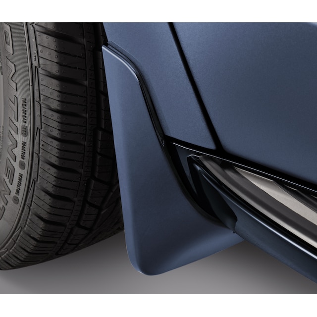 Front Splash Guards in Emperor Blue Metallic