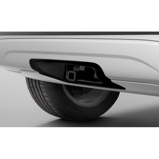 Trailer Hitch Trim Bezel in Black